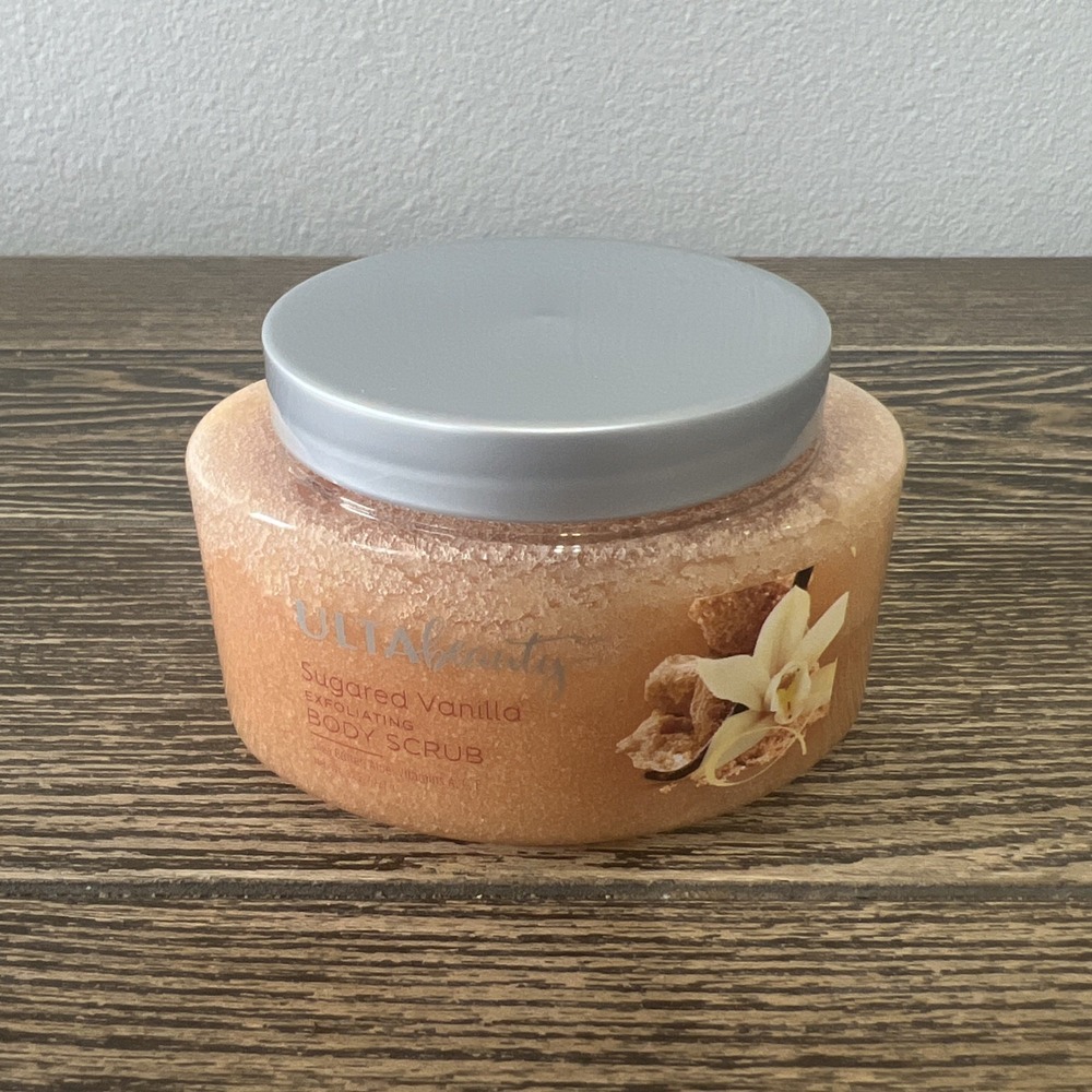 Ulta Beauty Sugared Vanilla Exfoliating Body Scrub Shae Butter Aloe‎ Vitamin A